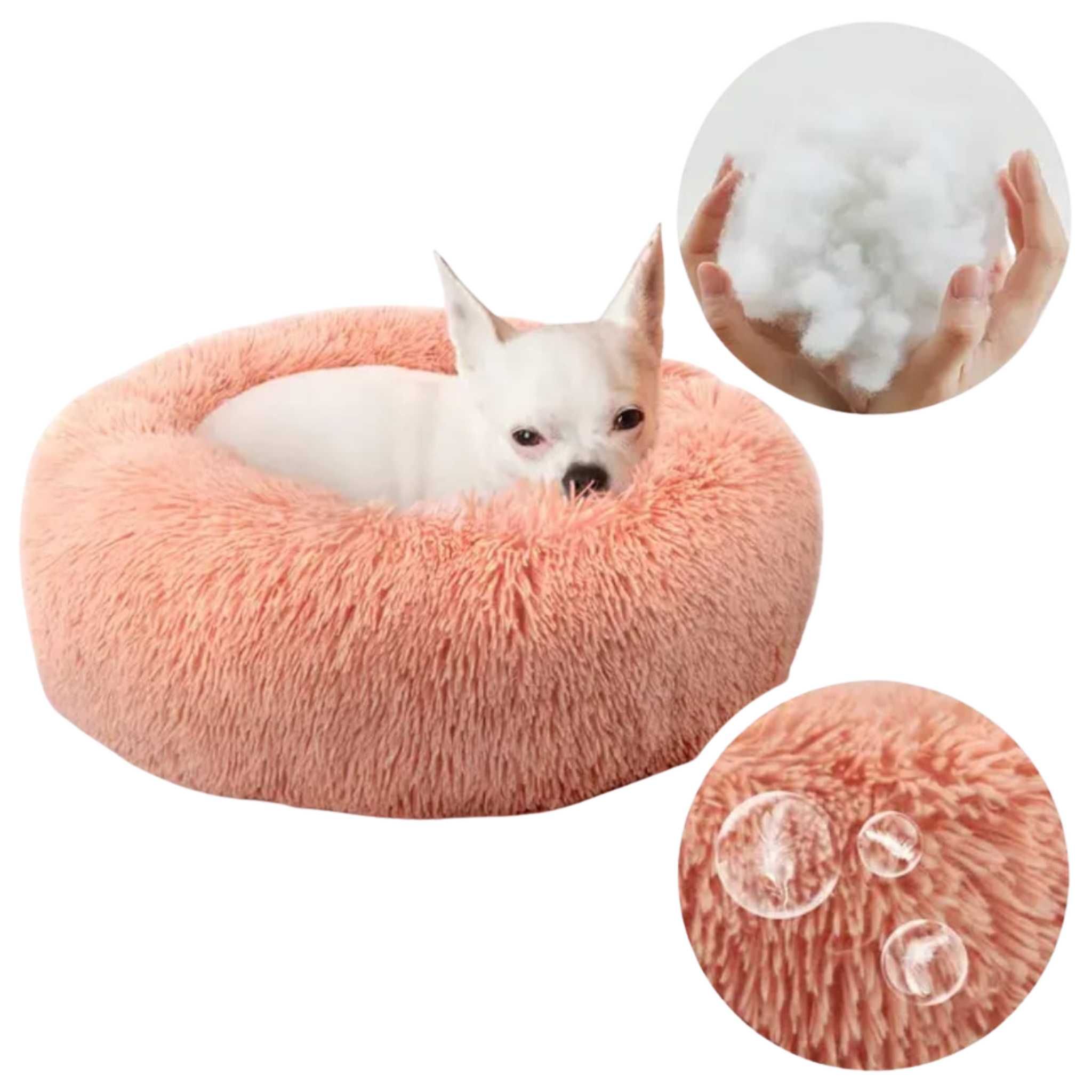 Cama relax para cão e gato com pelo