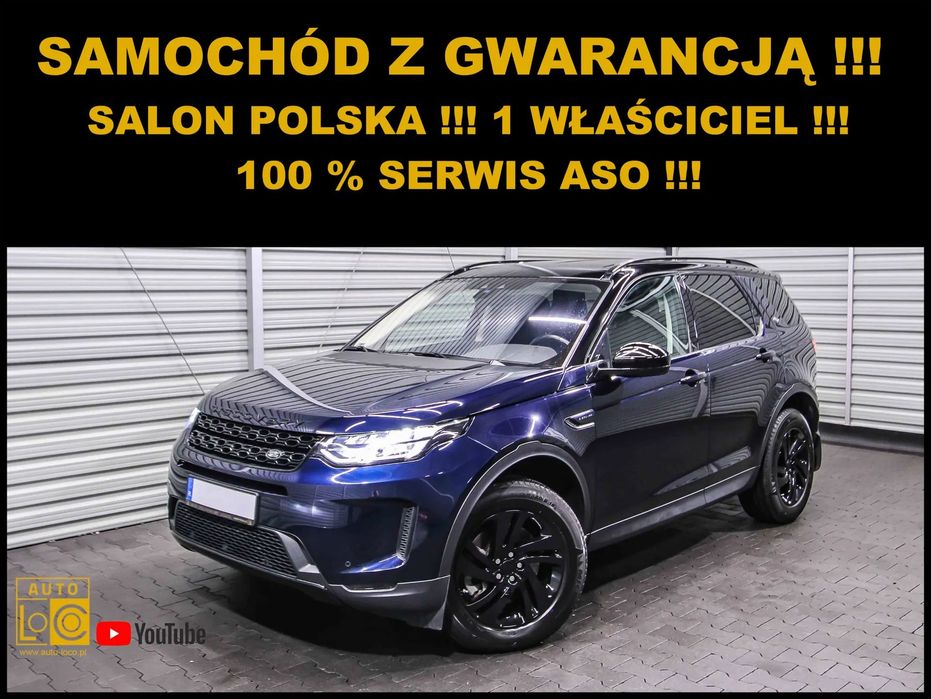 Land Rover Discovery Sport Salon POLSKA + 100% Serwis LAND ROVER + 1 Właściciel !