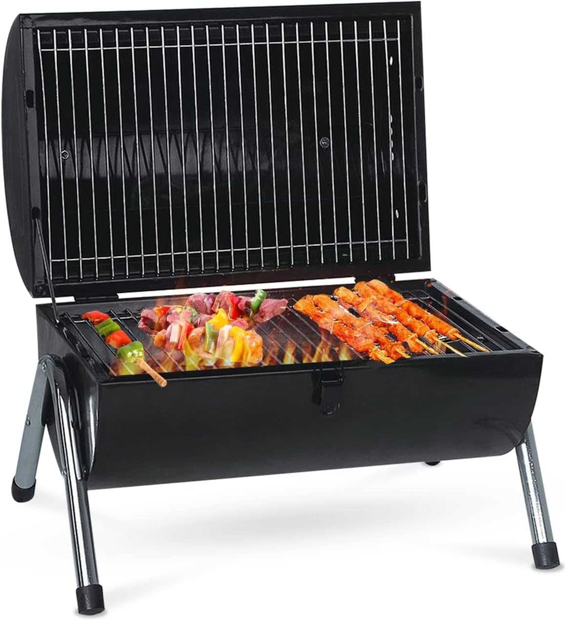 MaxxGarden Grill na węgiel drzewny podróżny mini grill stołowy piknik