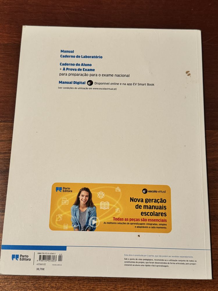 Caderno de laboratório Quimica 10 ano “Química em Reação”