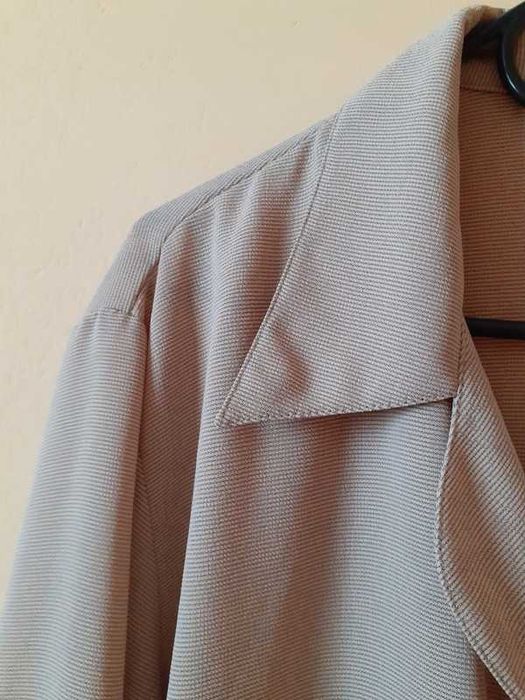 42/44/46/48 Długa koszula bluzka oversize basic real vintage retro