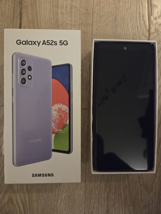 Samsung Galaxy A52s 5G fioletowy 128GB 6GB etui folia
