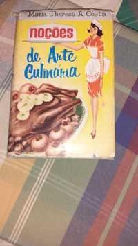 Noções de Arte Culinária Maria Thereza Costa raro 1964 receitas