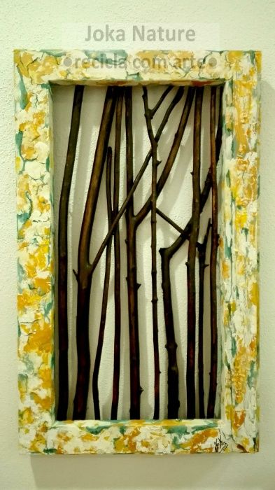 Peça única 100% artesanal em madeira rústica reciclada (84x51cm).NOVA