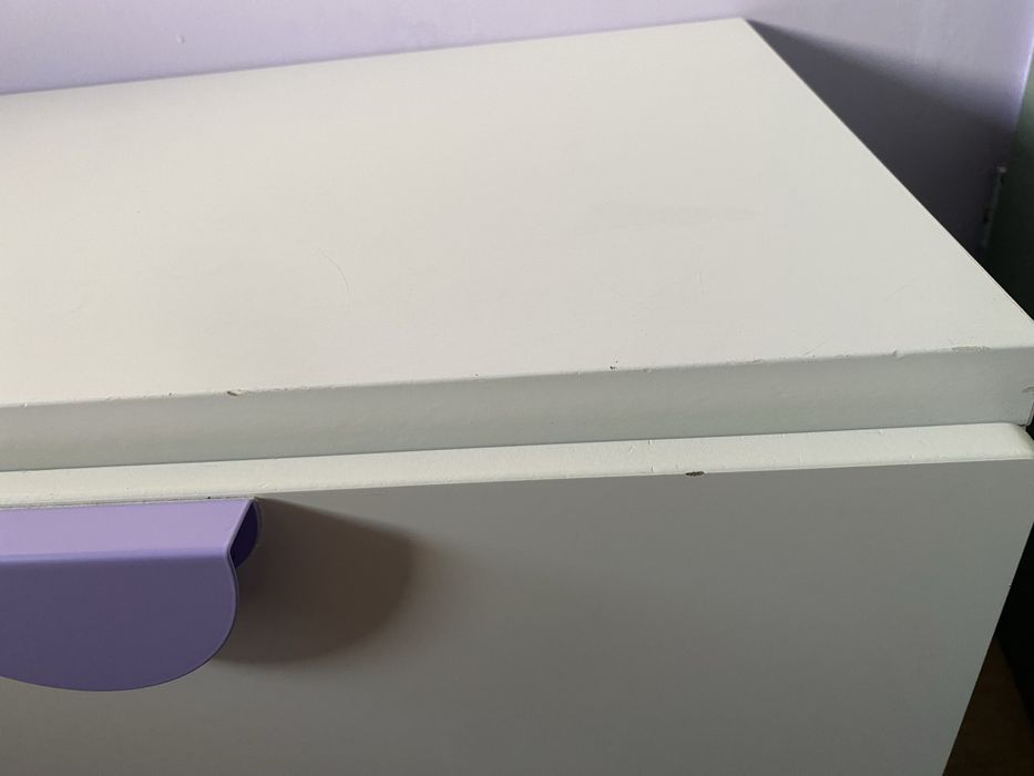 Lawka kufer szuflada biurko na zabawki ikea smastad begripa