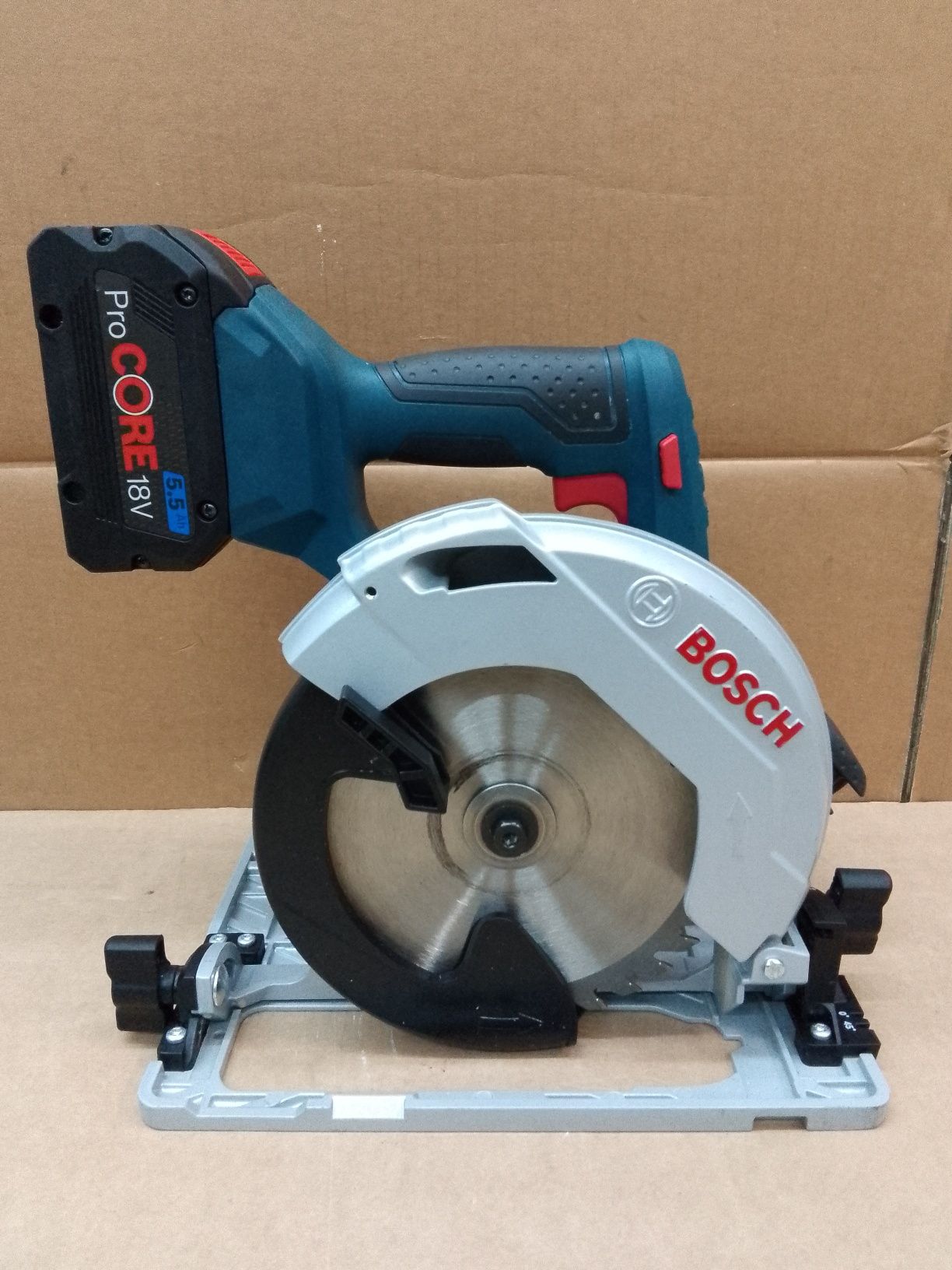 Bosch GKS 18V-57 G Piła Najazdowa Pilarka Tarczowa Najazdówka 5,5Ah