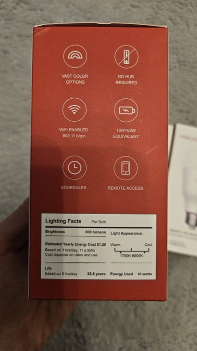 Żarówka inteligentna LED Yeelight 3 sztuki