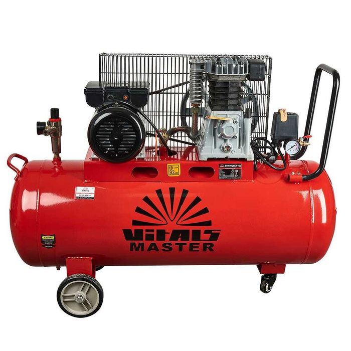 Компресор повітряний 100л Vitals Master GK100.j652-10a 290л на виході