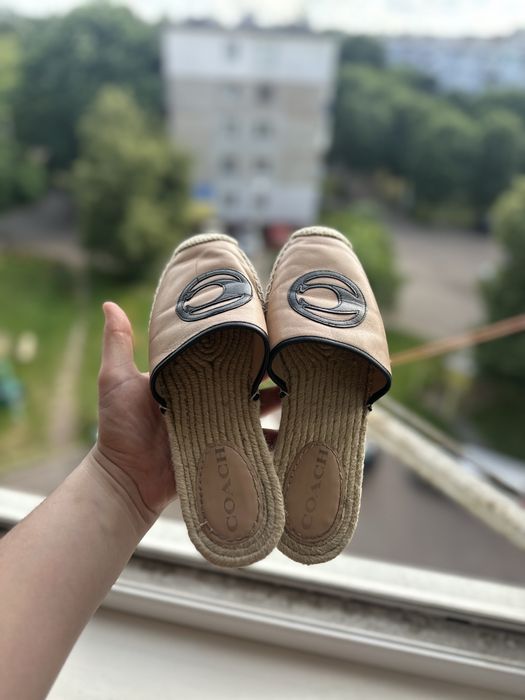 coach espadrilles тапочки UK 7,5 EUR 37,5