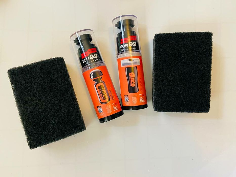 Комплект Soft99 для скла: Glaco Ultra + Compound Z Антидощ + Очищення