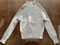 Kaszmirowy sweter z golfem rozmiar S H&M