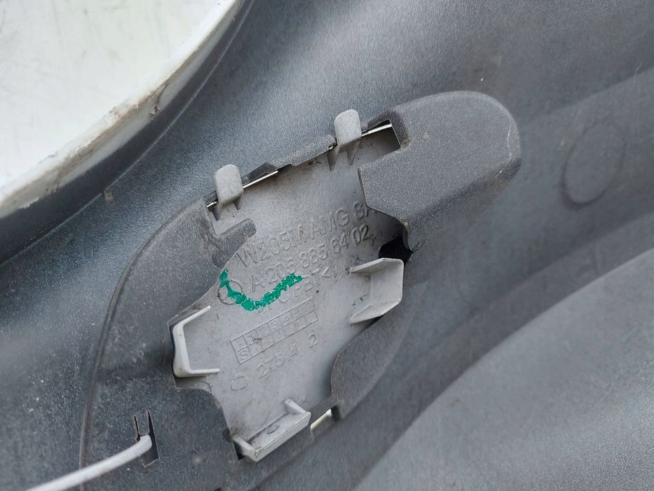 mercedes-benz c klasa w205 amg lift zderzak przedni