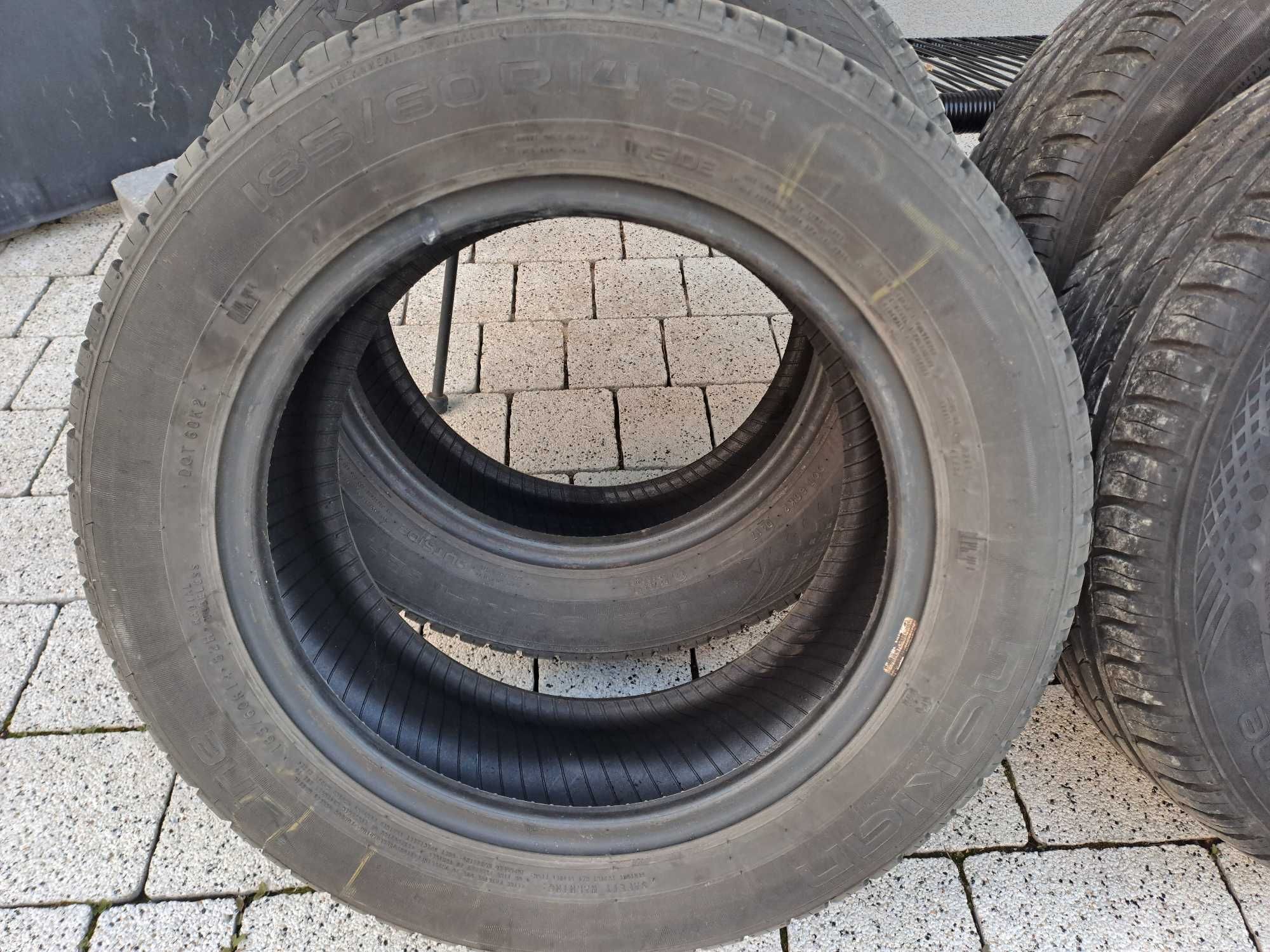Opony letnie 185/60r14 Nokian jak Nowe