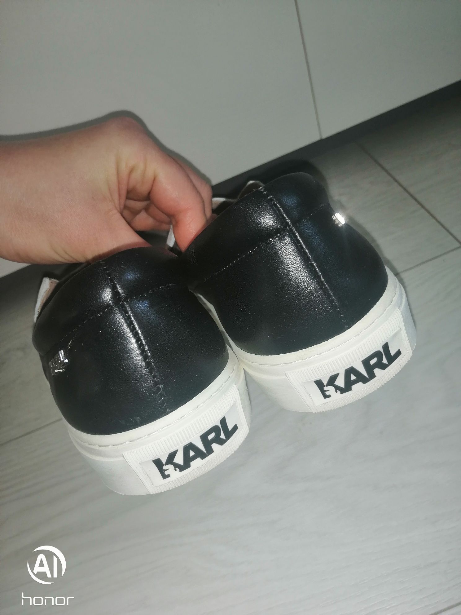 Karl Lagerfeld 38 Slip on tenisówki koty