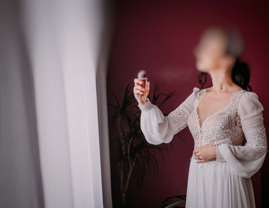 Suknia ślubna - długie rękawy