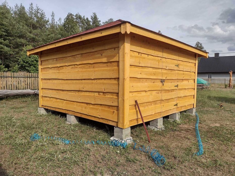 Drewutnia ,wiata garażowa 3,5x3,5m