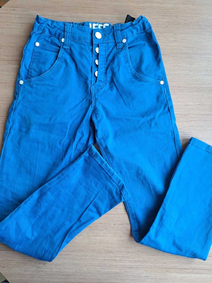 Niebieskie spodnie JEFF r. 146