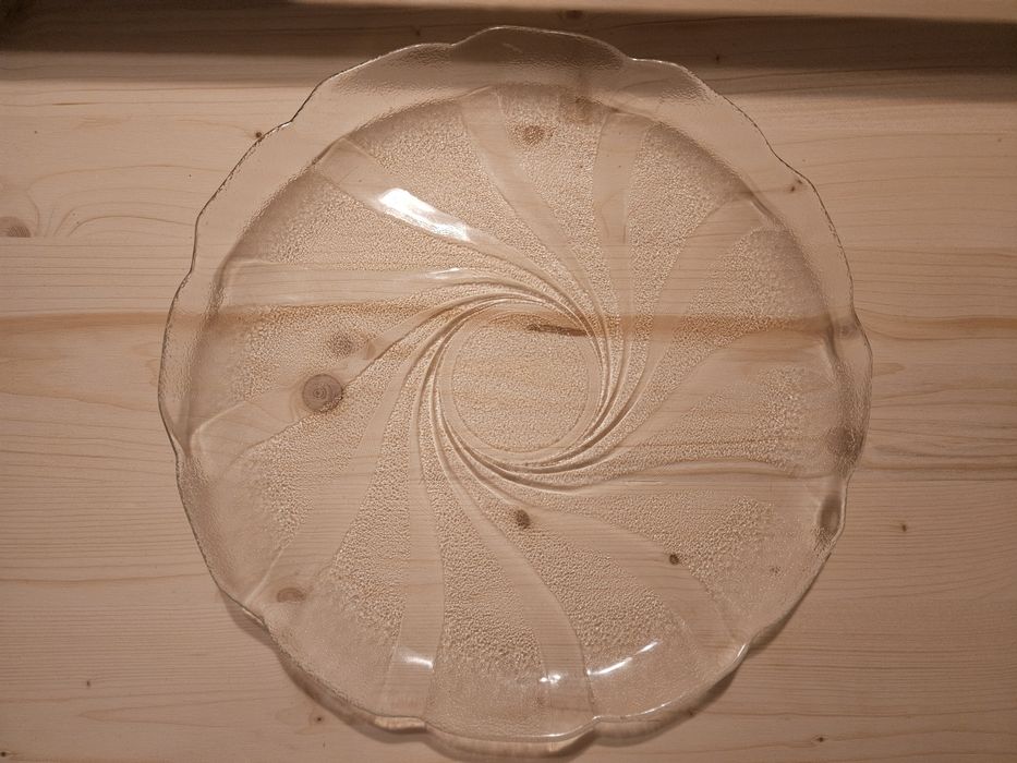 Prato de bolo de vidro 28cm