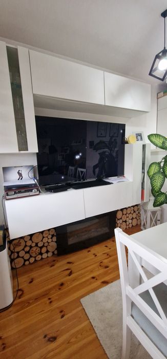 Meble,meblościanka rtv, szafka, zestaw mebli 6 elementów -biała