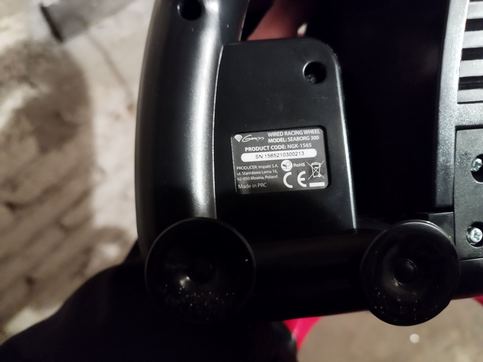 Kierownica do pc i xbox Genesis saborg 300