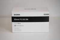 Sigma 20mm f/2 DG DN Contemporary + Sigma UD-11 Dock - Leica L - Novas