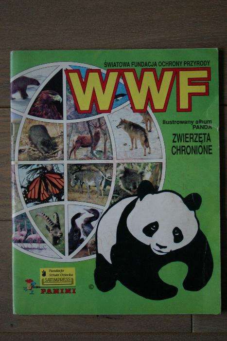 Kultowy album z czasów PRL - WWF Panini PANDA w doskonałym stanie!