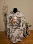 Bluza z kapturem Dragon Ball Z XL tie dye szara anime Goku unisex