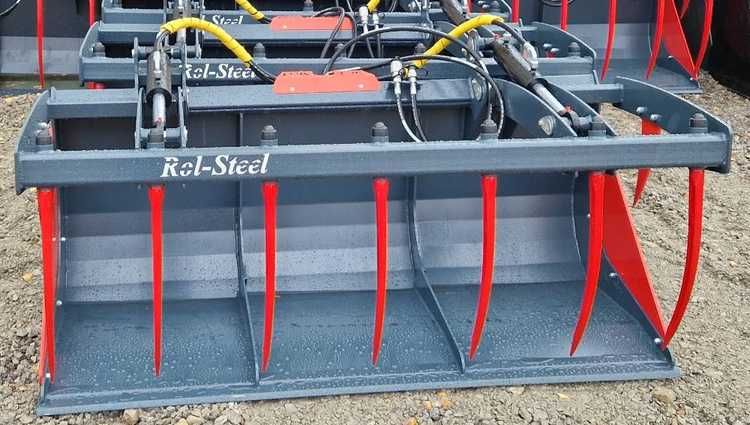 Widło-krokodyl ROL-STEEL 2 siłowniki widły do obornika