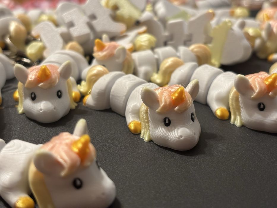 Breloczek Jednorożec – magia w miniaturze! Unicorn Bambu Lab