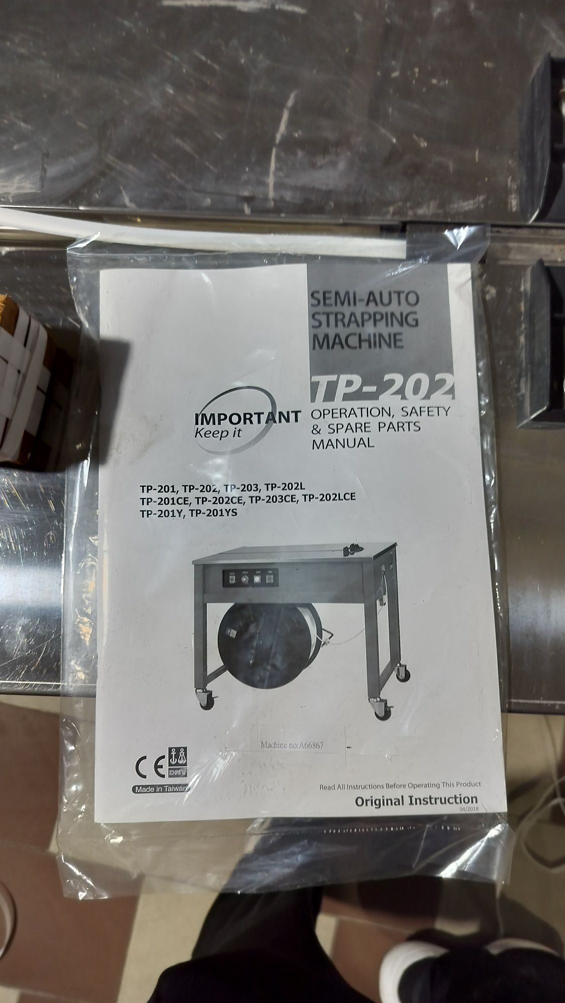 Máquina cintar TP-202