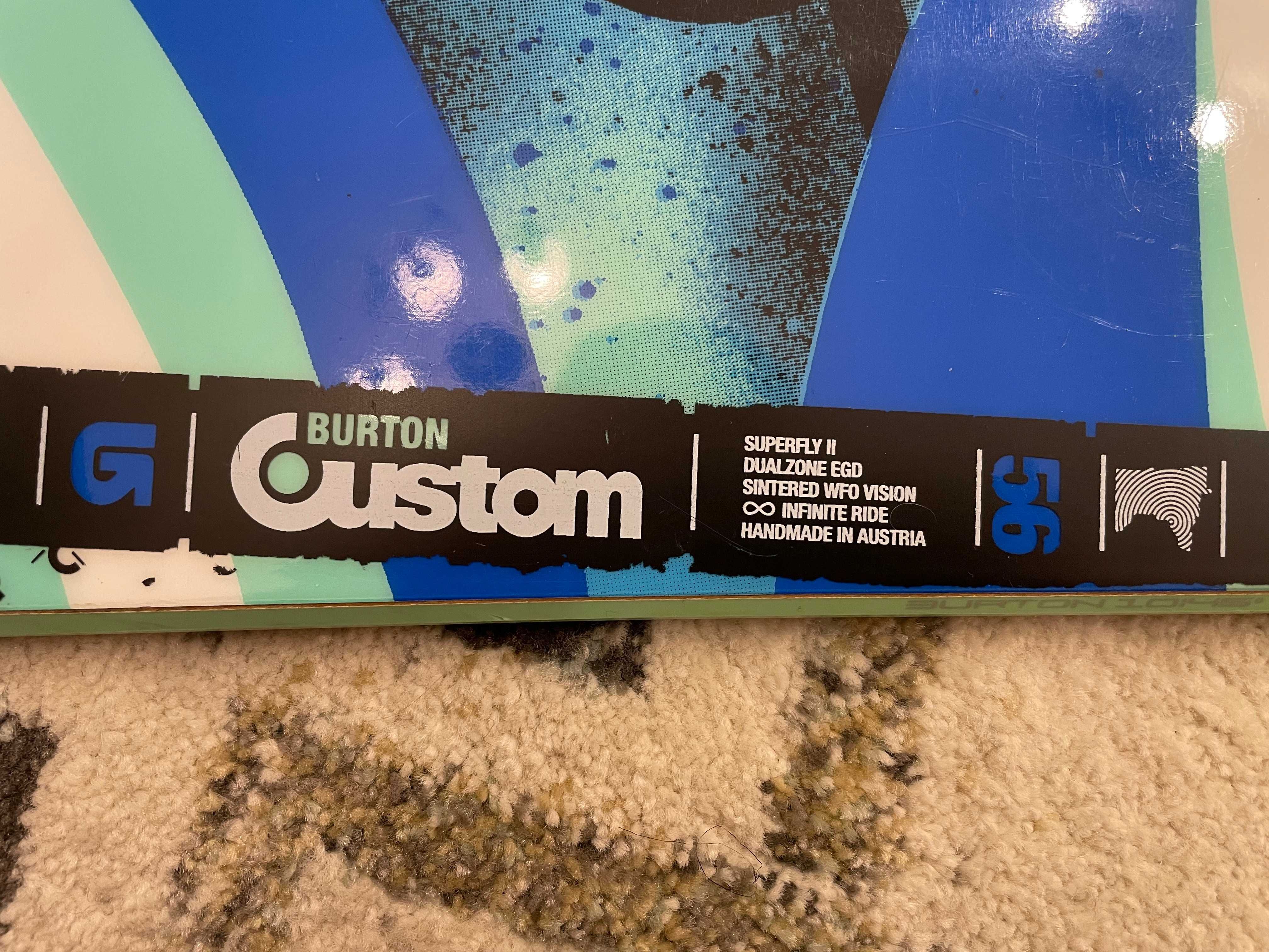 Snowboard Burton Custom 156 + wiązania Burton Triad