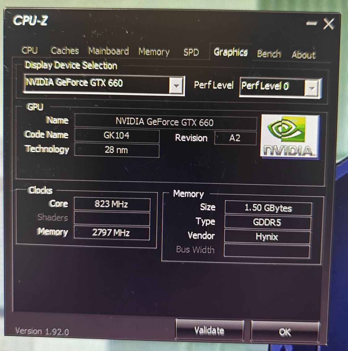 Karta graficzna NVIDIA GeForce GTX 660 1,5GB GDDR5