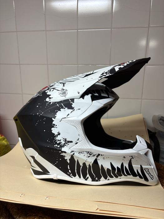 Capacete motocross enduro cross airoh moto mota