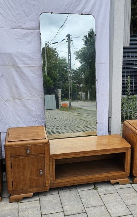 Szafka do przedpokoju PRL art deco z lat 60
