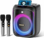 Głośnik Bluetooth zestaw KARAOKE dla dorosłych dzieci RGB, brak zasila