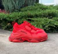 Balenciaga Triple S Red 36-45 buty trampki tenisówki sneakersy