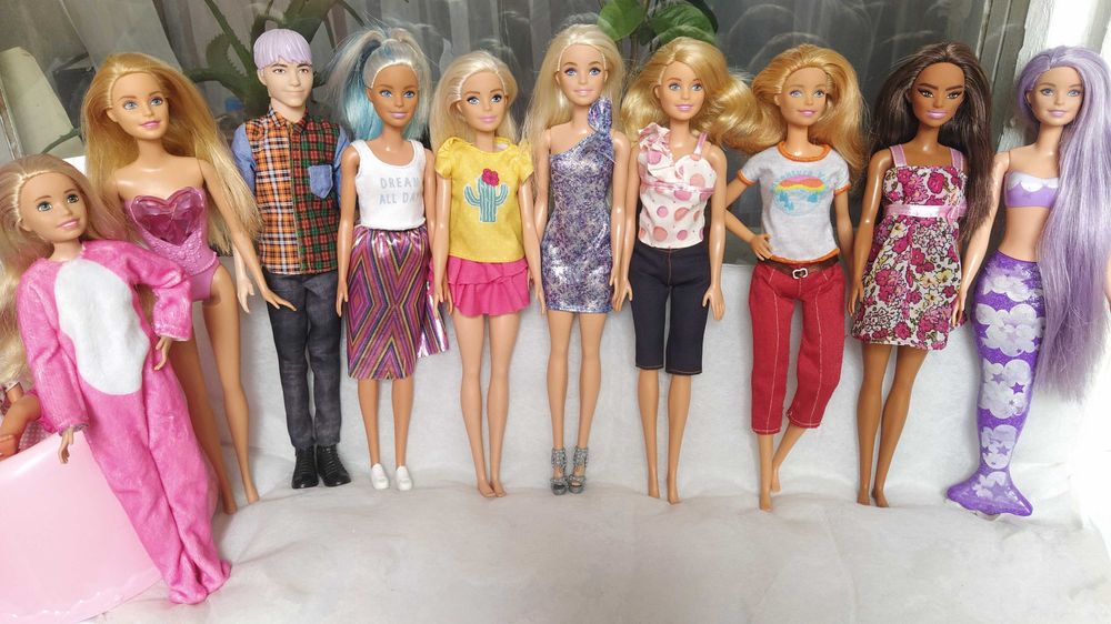 Оригиналы. Барби, Кен, фирма Маттэл. Дети Барби. Машина для Барби.