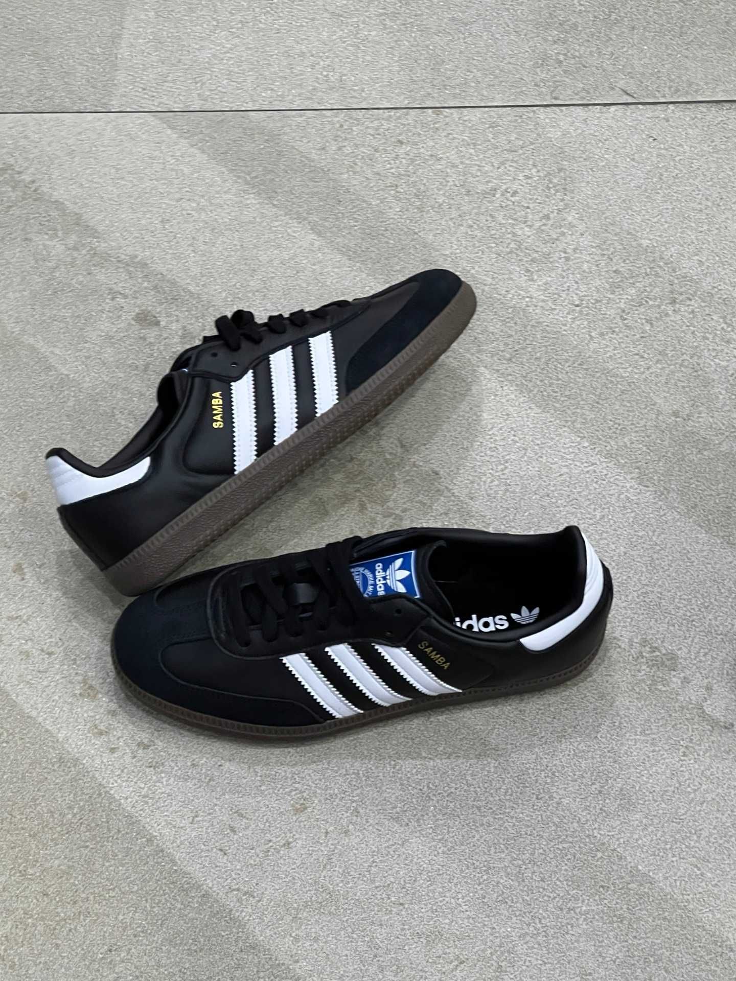 Nowe\B75807*adidas^SambaOG*|Czarny ButyUnisexTrampki.40.5