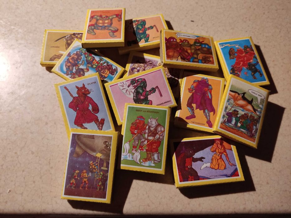 Guma do żucia Turtles Żółwie Ninja. Lata 90.Unikat