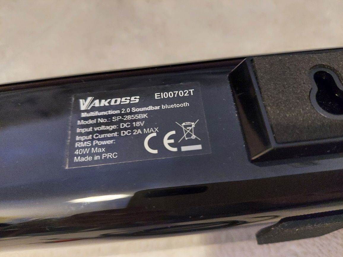 Głośnik Bluetooth Vkoss SP-2855BK