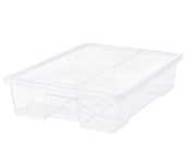 Pudełko Ikea. Pojemnik plastikowy z pokrywką, przezroczysty