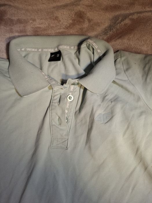 Koszulka Polo miętowa jeździecka