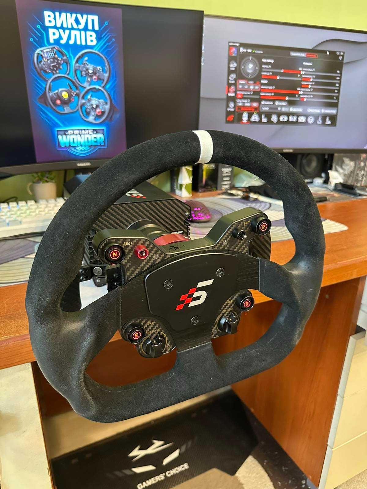 Топовый Игровой Комплект База Simagic M10 (10nm) + Simagic GT1 Carbon