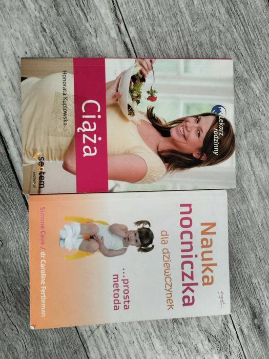 Zestaw książek ciążowych + poradniki gratis