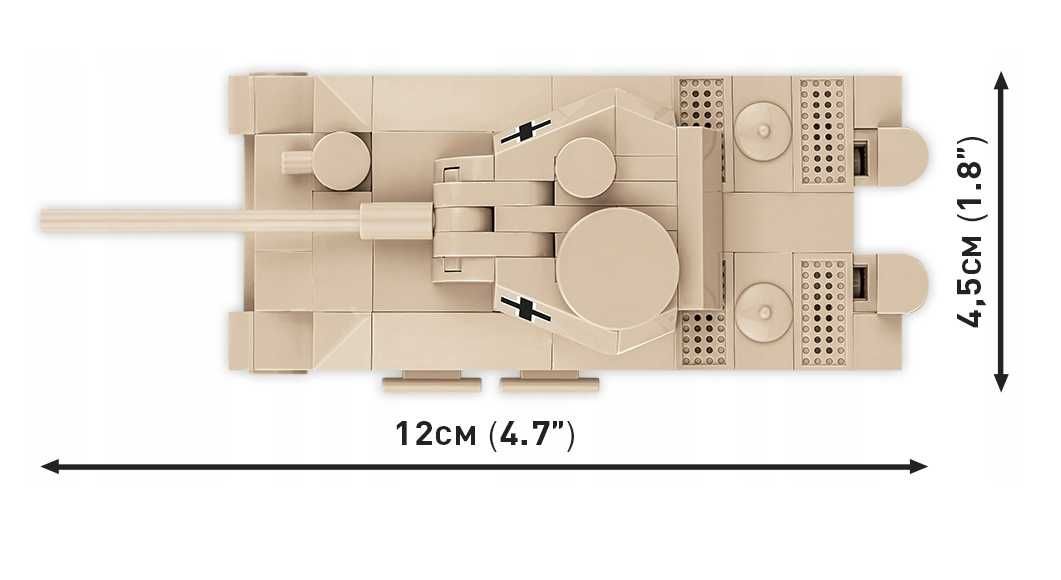 KLOCKI COBI 3099 Czołg Panzer V Panther niemiecki czołg