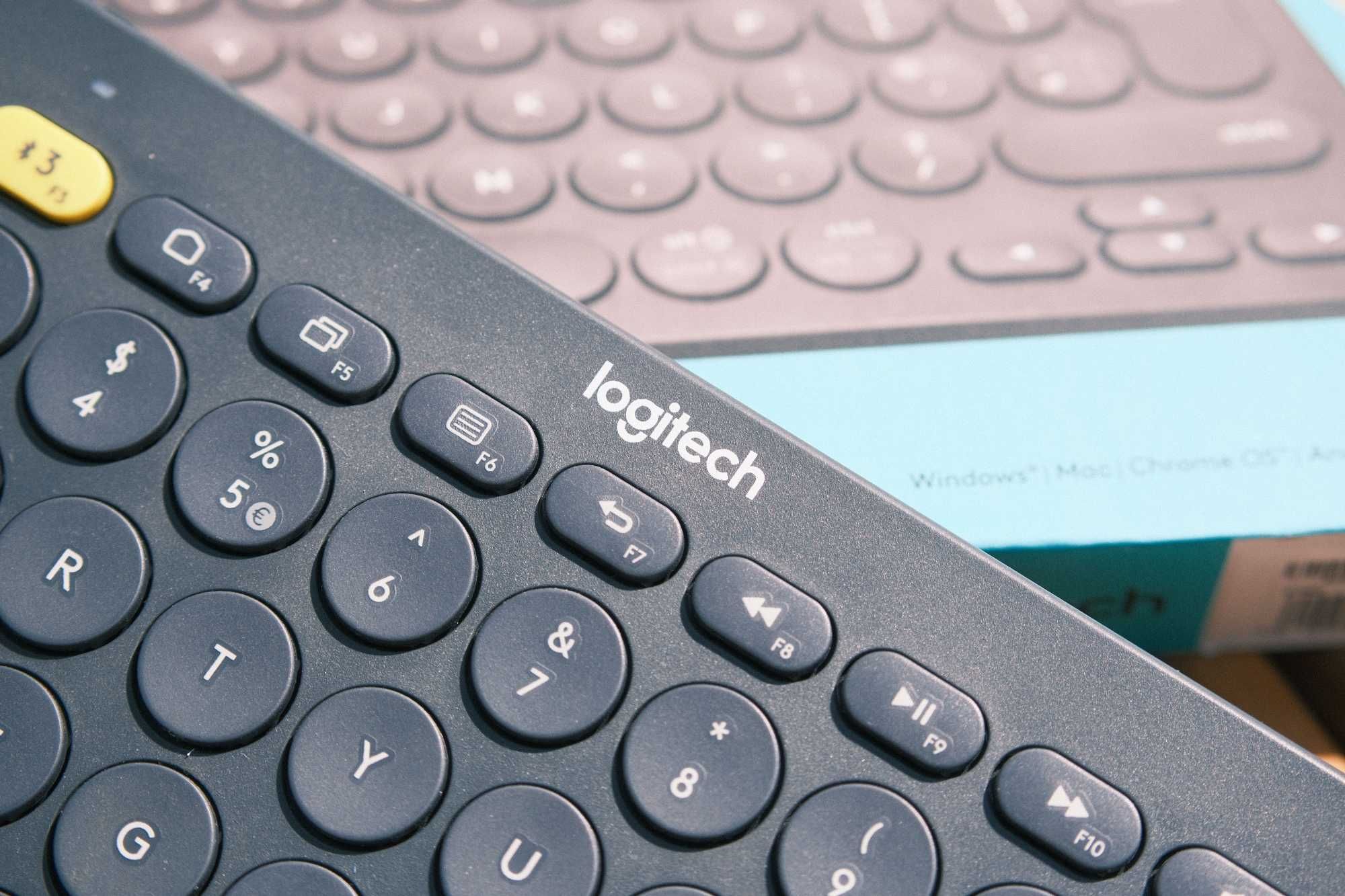 Klawiatura Logitech k380 + myszka  logitech pebble