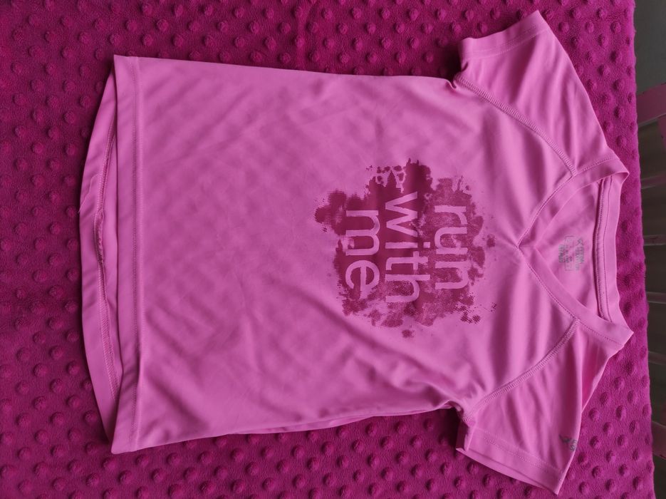 Koszulka sportowa dziewczęca r. 122/128