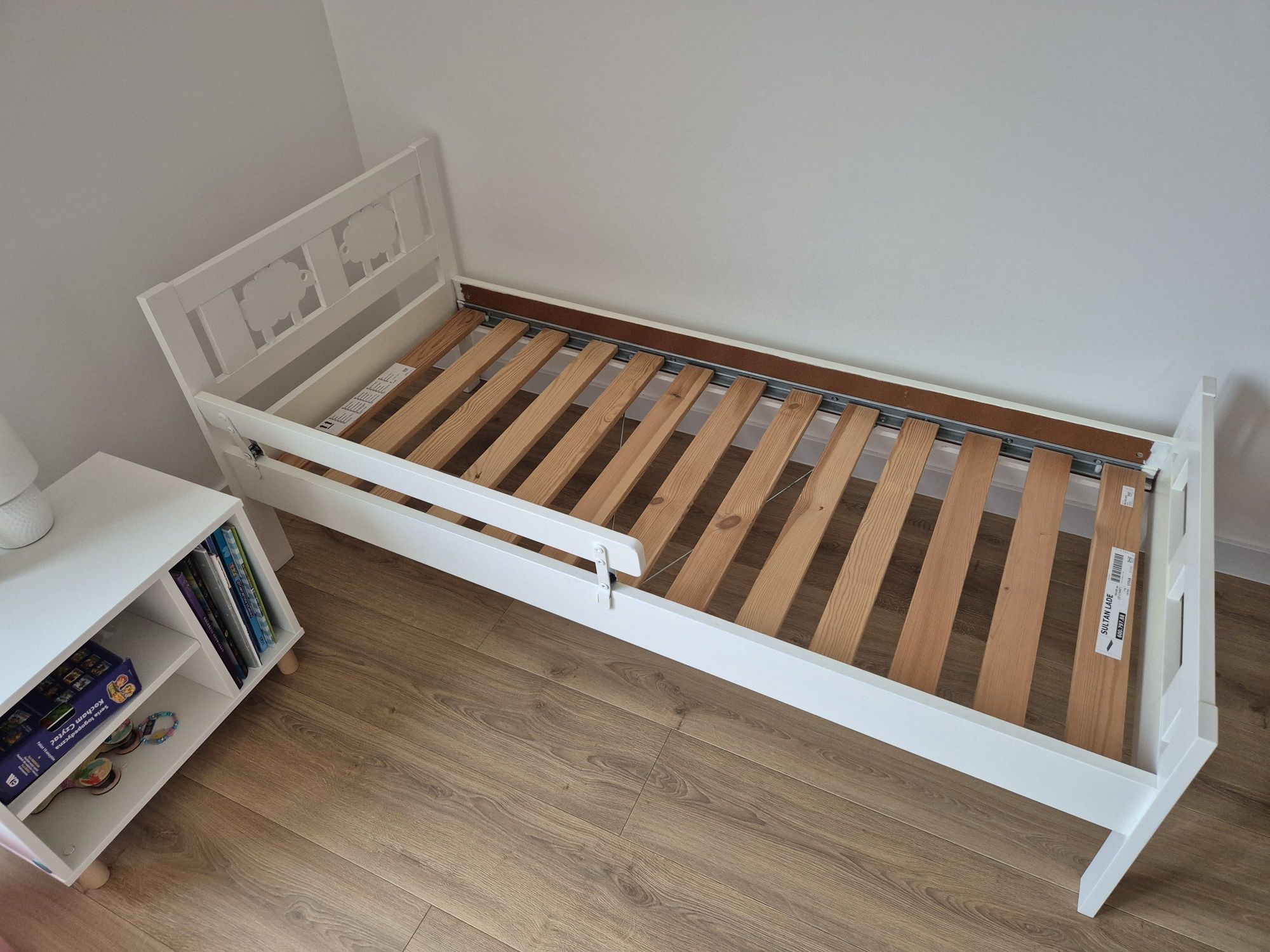 Łóżeczko dziecięce 70x160 Knitter IKEA z materacem, stan bdb.