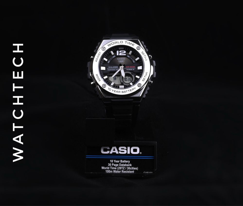 Годинник наручний Casio MWQ-100-1A новий оригінал водозахист 10 бар