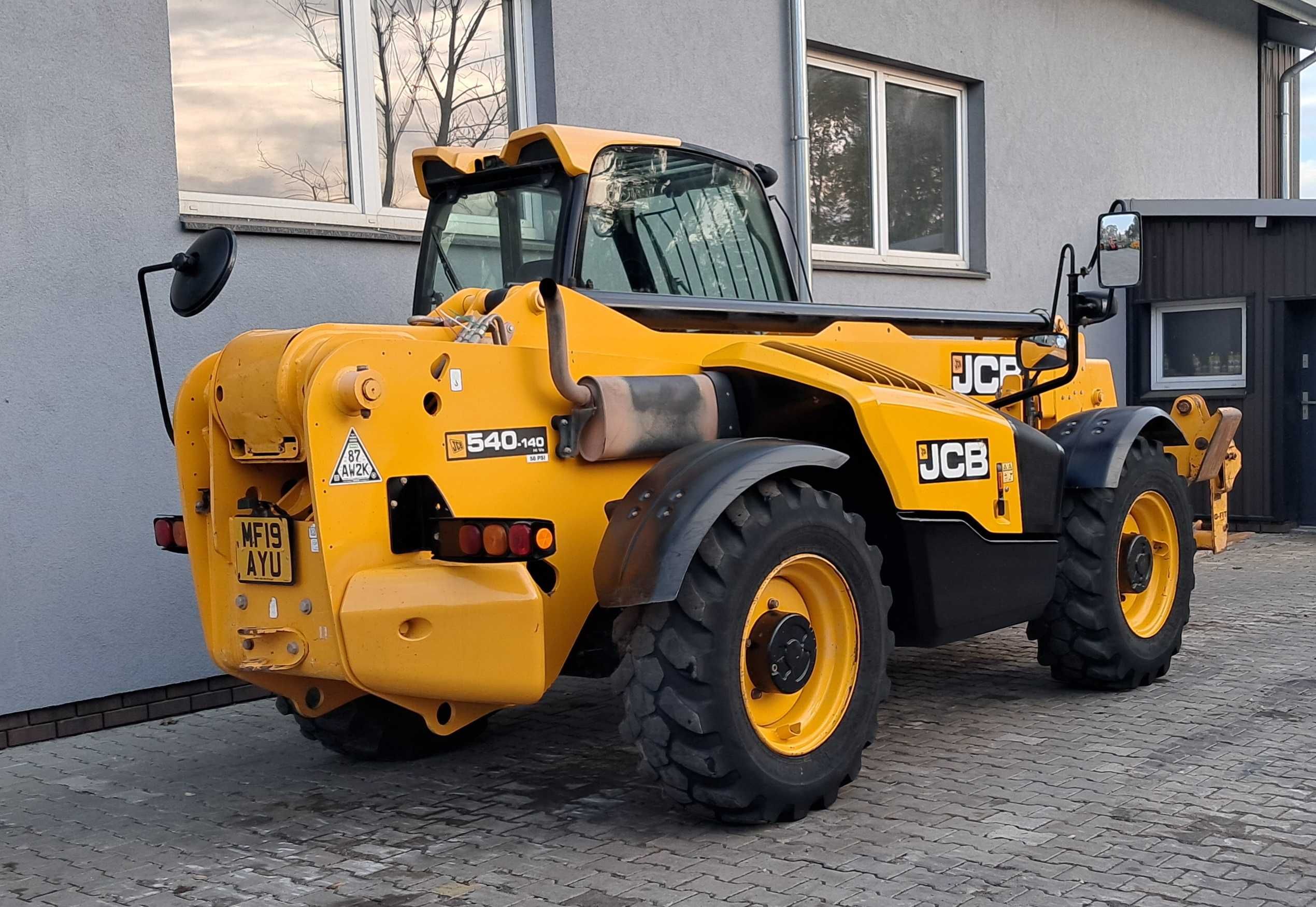 JCB 540-140 HiViz SWAY 2019r Oryginał Klima Kamera Ładowarka 14m 4t